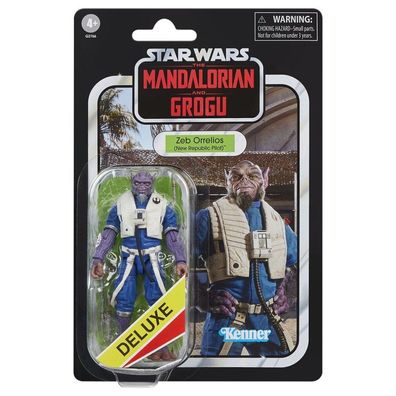Star Wars The Mandalorian und Grogu Kenner Zeb Orrelios Deluxe-Figur 9,5 cm