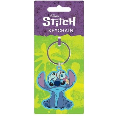 Lilo & Stitch Stitch mit Scrump PVC Schlüsselanhänger