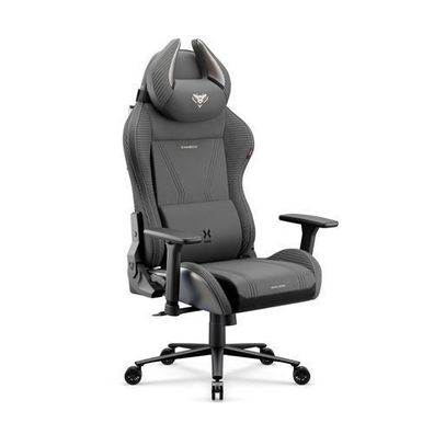 Gaming-Sessel aus grauem Stoff X-Horn 2.0 Rainbow Grey, Normal
