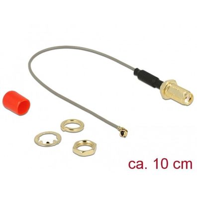Delock DELOCK Antennenkabel SMA Buchse zum Einbau Ferritkern 10cm