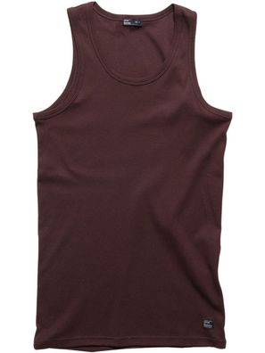 Vintage Industries Unterhemd Bryden Singlet Burgundy