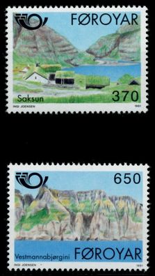 FÄRÖER Nr 219-220 postfrisch X90E392