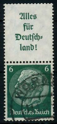D-REICH Zusammendruck Nr S139 gestempelt SENKR PAAR X7A411A