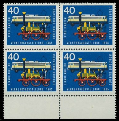 BRD 1965 Nr 472 postfrisch Viererblock URA X7EF336