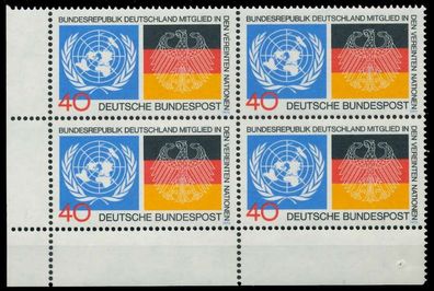 BRD 1973 Nr 781 postfrisch Viererblock ECKE-ULI X84FF42