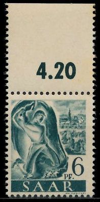 Saarland 1947 Nr 208Z postfrisch ORA X77AEAE
