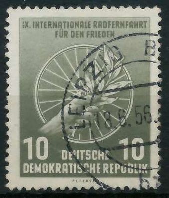 DDR 1956 Nr 521YIa gestempelt X96588A