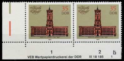 DDR 1983 Nr 2778DV WPD 1 postfrisch ECKE-ULI XAC09AA