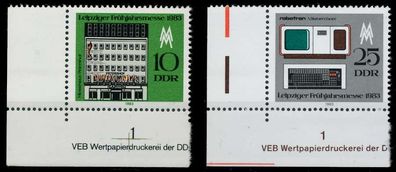 DDR 1983 Nr 2779-2780 postfrisch ECKE-ULI XAC09BA