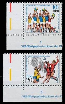 DDR 1983 Nr 2814-2815 postfrisch ECKE-ULI XAC0BA2