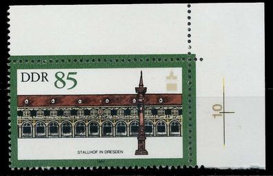 DDR 1984 Nr 2872 postfrisch ECKE-ORE XAC69CE
