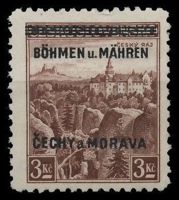BÖHMEN MÄHREN Nr 16 postfrisch gepr. XB01B92
