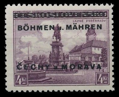 BÖHMEN MÄHREN Nr 17 postfrisch gepr. XB01B96