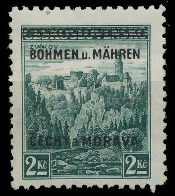 BÖHMEN MÄHREN Nr 14 postfrisch gepr. XB01BA2
