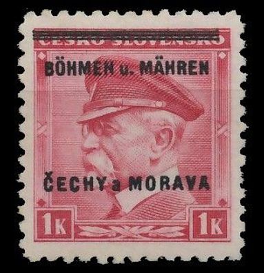 BÖHMEN MÄHREN Nr 10 postfrisch gepr. XB01BAA