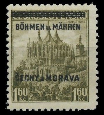 BÖHMEN MÄHREN Nr 13 postfrisch gepr. XB01BBE