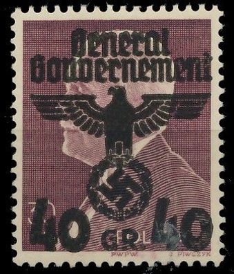 Generalgouvernement Nr 16I postfrisch XB01BCE