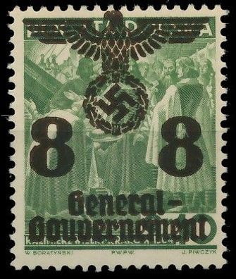 Generalgouvernement Nr 20 postfrisch XB01BCA