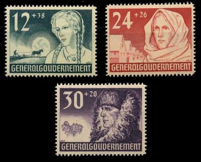 Generalgouvernement 1940 Nr 56-58 postfrisch XB01C0A