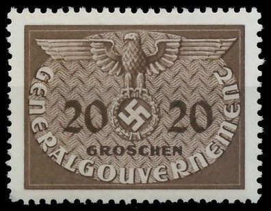 Generalgouvernement DIENST Nr 5 postfrisch XB01C6A