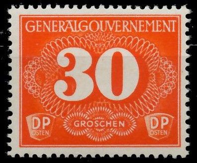 Generalgouvernement ZUSTM Nr 3 postfrisch XB01C9E