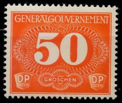 Generalgouvernement ZUSTM Nr 4 postfrisch XB01CA2