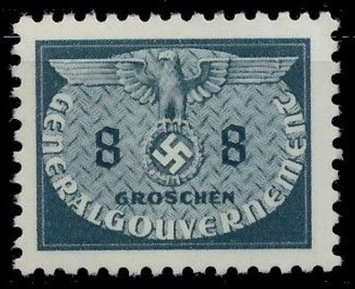 Generalgouvernement DIENST Nr 17 postfrisch XB01CB6