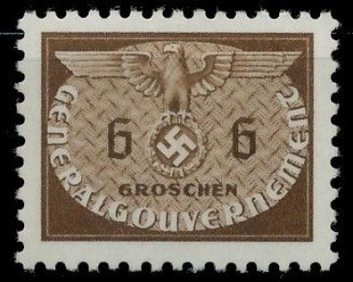 Generalgouvernement DIENST Nr 16 postfrisch XB01CB2