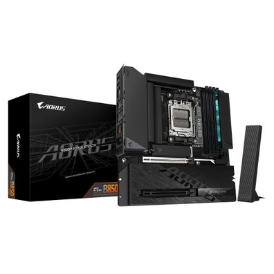 B850M AORUS Stealth uATX / AM5 / B850 / 4xDDR5 / 4x SATA, 3x M.2