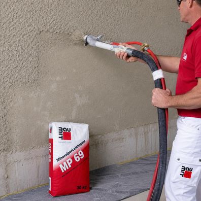 BAUMIT Mineralpor-Leichtputz MP 69 Kalk-Zement-Leichtputz 30 kg - Menge:
