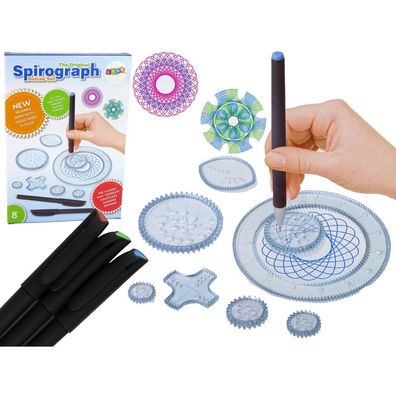 Lean Zestaw Edukacyjny Spirograf Pisaki