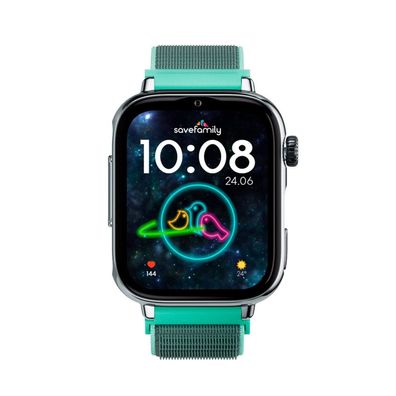 SaveWatch Plus 2, 4,7 cm (1.85"), AMOLED, Touchscreen, 16 GB, GPS, 55 g