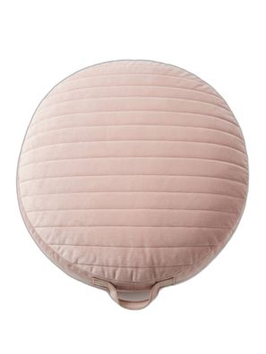 nobodinoz Samt-Sitzsack Sahara Bloom Pink, 90 cm, Bio-Baumwollsamt, abnehmbar