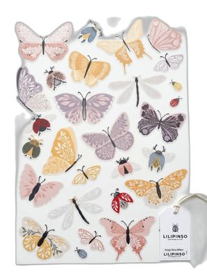 Wandsticker-Set 'Magische Insektenwelt' von Lilipinso – 28 Aufkleber, mattes
