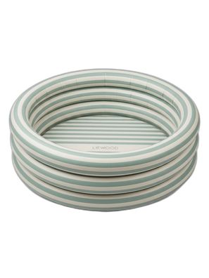 Liewood Aufblasbarer Kinderpool Leonore – Dusty Mint/Creme Gestreift – 150 cm –