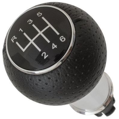 Audi A3 8P 03-12 Schaltknauf Schwarz + CHROM 6-GANG