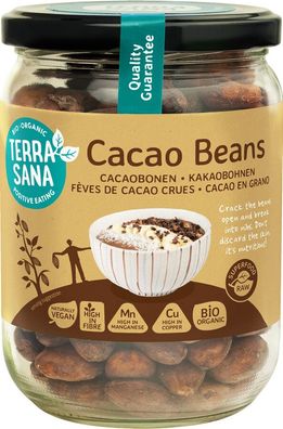 3x TerraSana Kakao Bohnen 250g