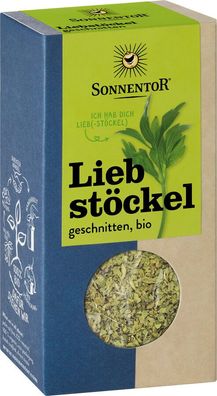 3x Sonnentor Liebstöckel geschnitten, Packung 15g