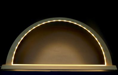 LED Schwibbogen 69cm x 32cm modern unbestückt Leerbogen Lichterbogen Erzgebirge