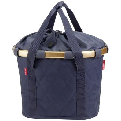 Klickfix Reisenthel Bikebasket rhombus midnight gold Lenkereinkaufskorb Shopper