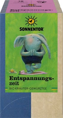 3x Sonnentor EntspannungsTee, Doppelkammerbeutel 18g