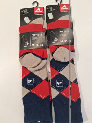Reitstrümpfe EuroStar Checked, Reitsocken, Strümpfe 35-38