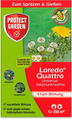 Protect Garden Loredo Quattro Universal Rasenunkrautfrei 250ml