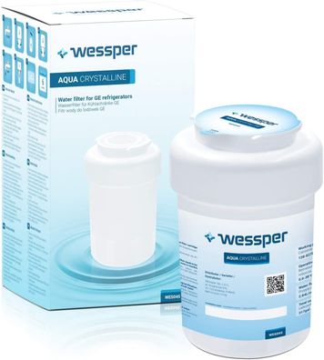 Wessper Aqua Crystalline Kühlschrank Wasserfilter kompatibel mit General Electric GE