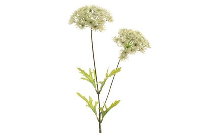 Kunstblume Grasblume weiß