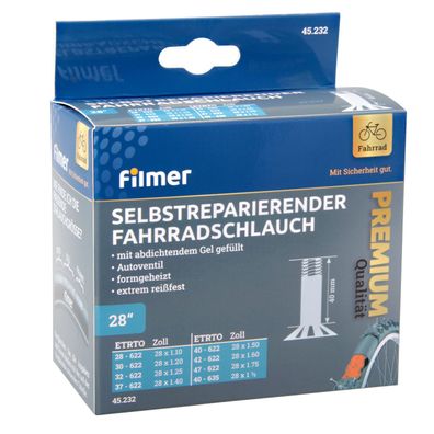 Selbstreparierender Fahrrad Schlauch 28x1 5/8x1 3/8 Autoventil Fahrradzubehör