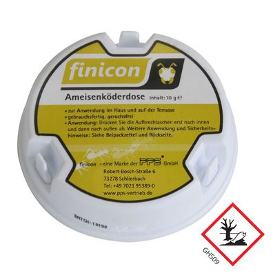 finicon® Ameisenköderdose XL Ø7cm - 3 Stück