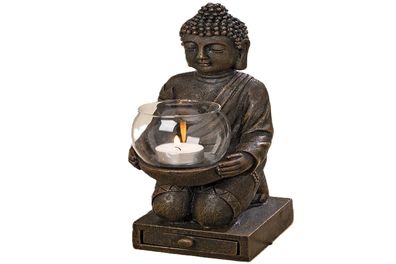 Windlicht Buddha H ca.30cm