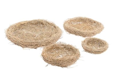 Nest Naturnest Osternest Ostern Deko Dekonest 4er Set