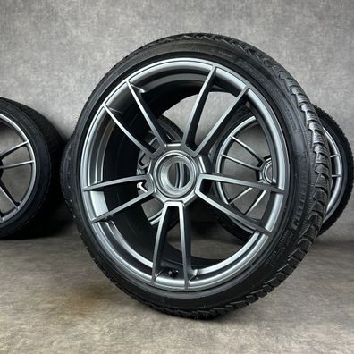 Winterräder Porsche 992 Turbo S 20 + 21" Original Felgen ZV Platinum DOT23